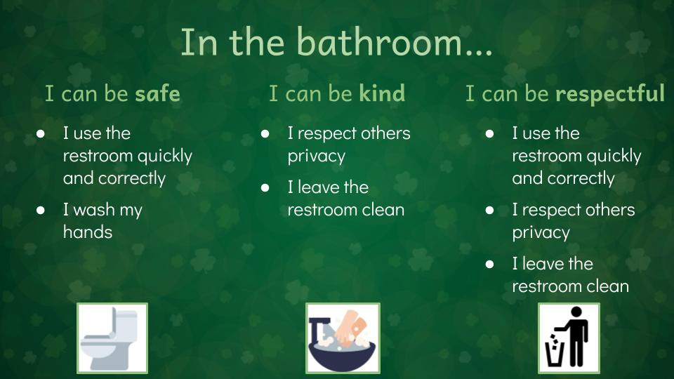 bathrooom rules